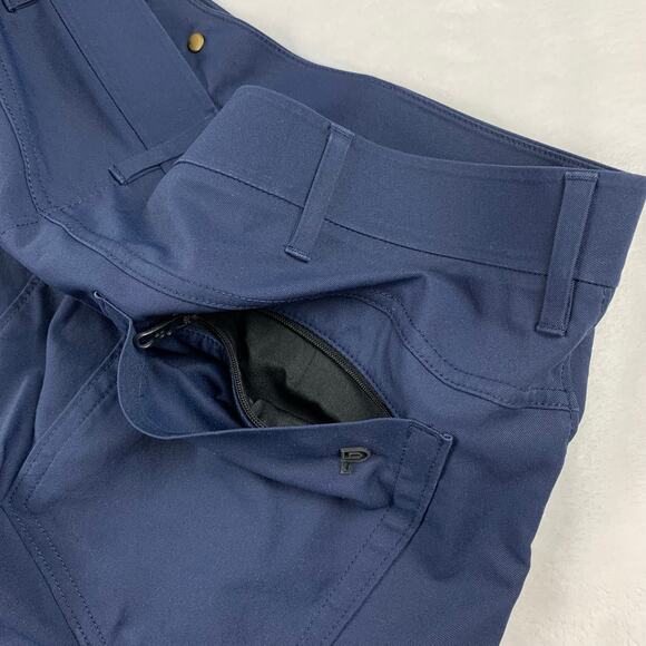 Public Rec Dealmaker 5 Pocket Pants Men 33x28 Navy Blue Stretch Work Golf Office - Picture 7 of 14
